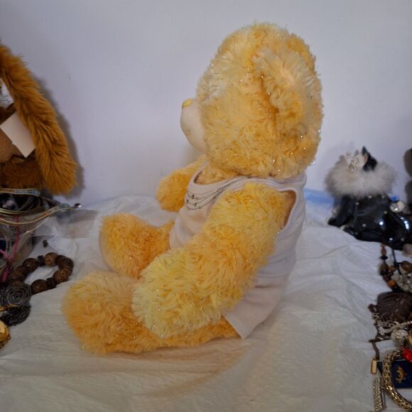 Build-A-Bear Workshop Gem of a Friend Topaz Teddy With Tag and Card - Picture 7 of 14